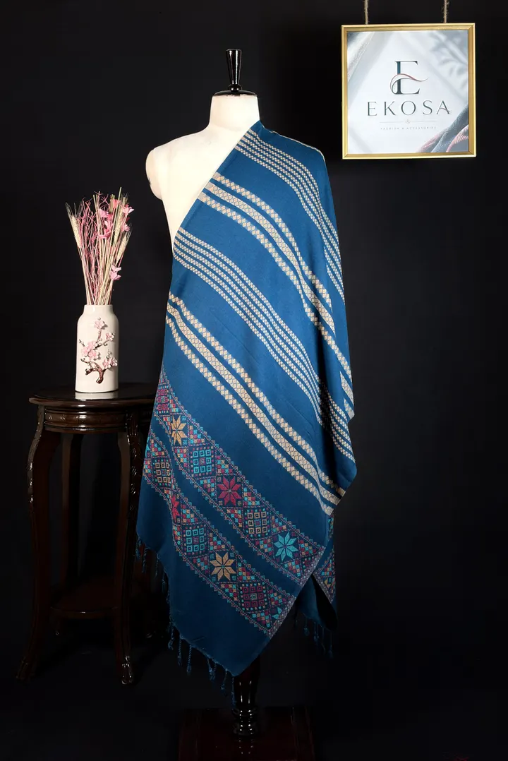 Kullu Stole — Blue, image 1 of 2