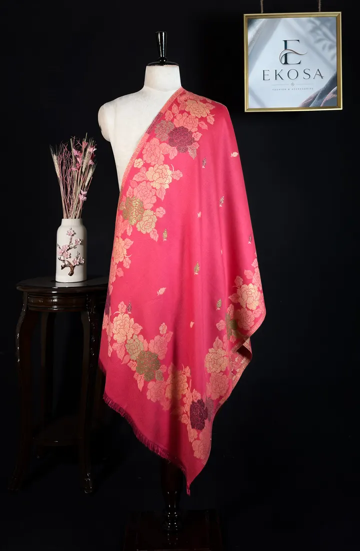 Floral Scatter Stole — Pink, image 1 of 2