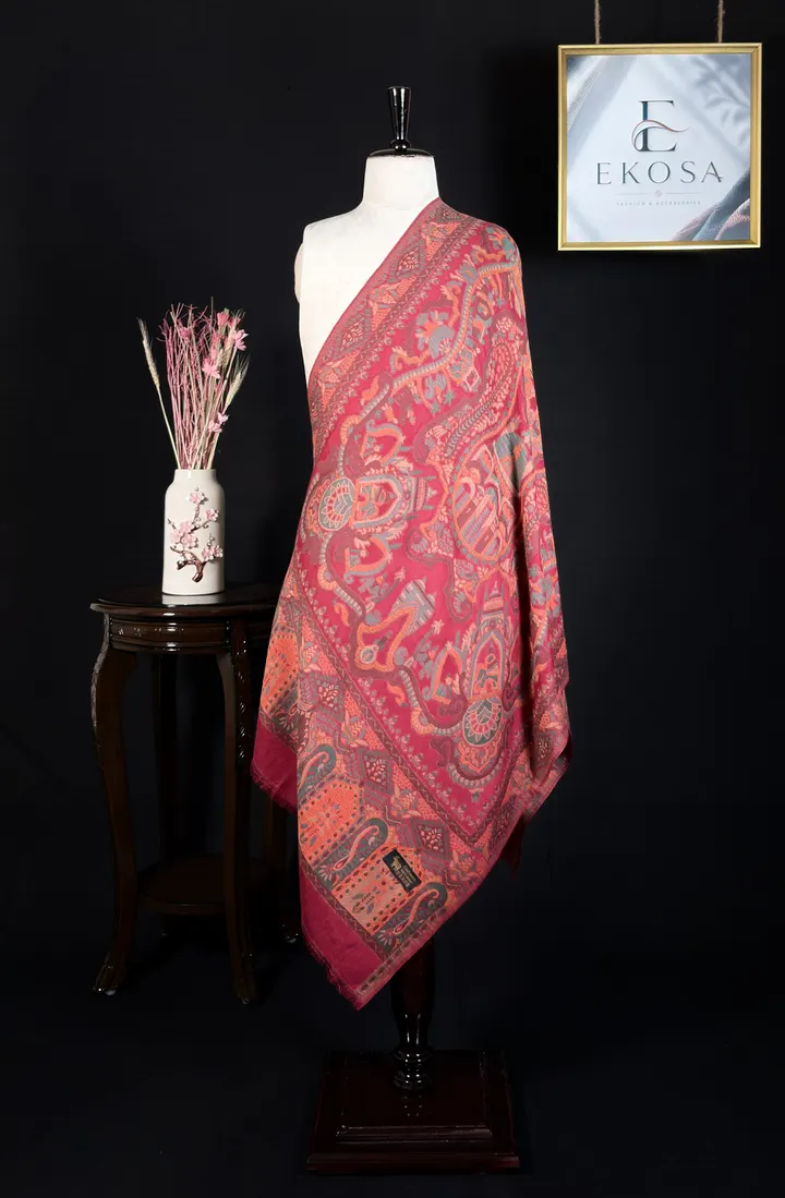Cashmere Stole — red, image 1 of 4