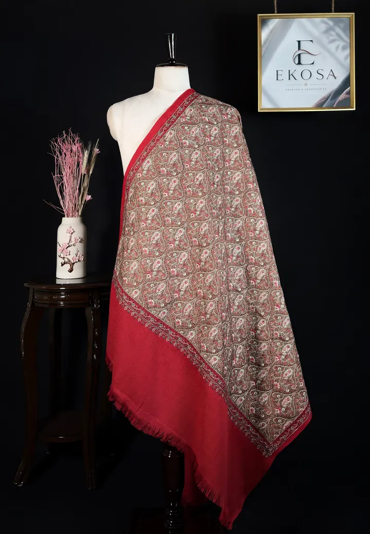 Gulzar Royal Embroidery — Red, image 1 of 2