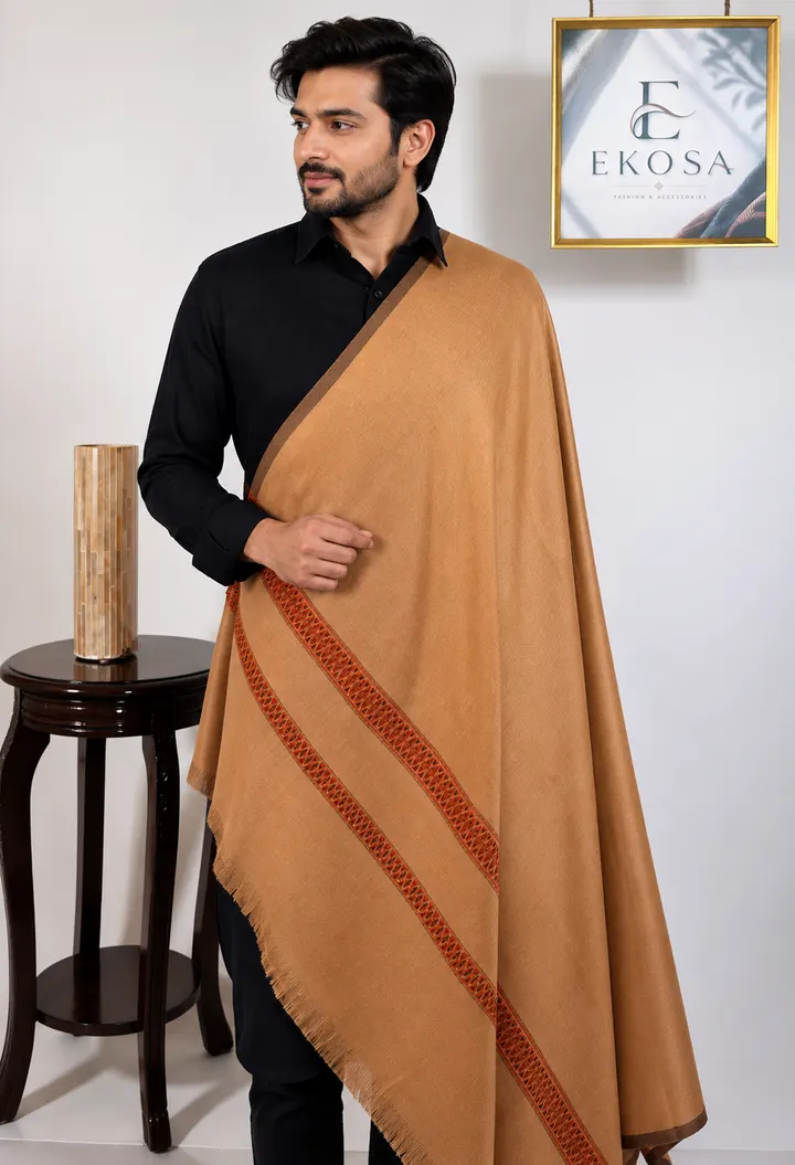 Alden Shawl — Caramel Tan, image 1 of 5